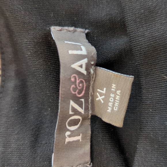 Women's Roz & Ali XL sleeveless EUC shell/top - Picture 4 of 7